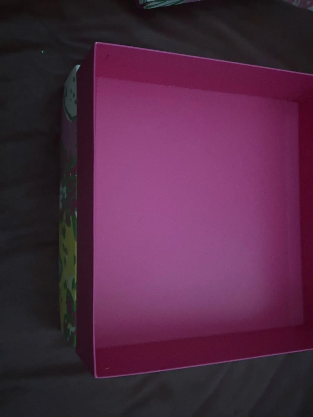 Lilly Pulitzer Pink, Green & Yellow Floral Gift Box